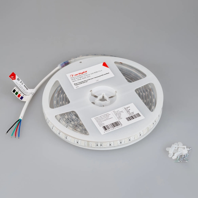 Светодиодная лента герметичная RTW-PU-B60-12.5mm 24V RGB (14.4 W/m, IP68, 5060, 5m), Arlight, 029515(2), изображение 3 Светодиодная лента герметичная RTW-PU-B60-12.5mm 24V RGB (14.4 W/m, IP68, 5060, 5m), Arlight, 029515(2), изображение 3