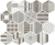 Керамогранит Equipe Hexatile Cement Geo Grey 17.5x20, 22101