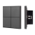 INTELLIGENT ARLIGHT Кнопочная панель KNX-304-23-IN Black (BUS, Frame), Arlight, 039667