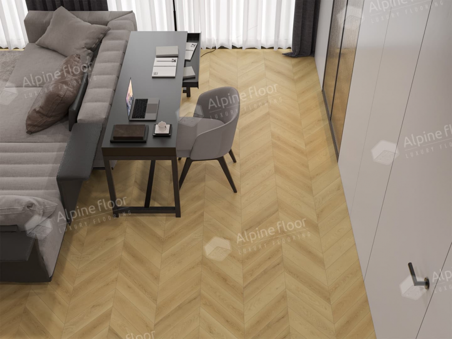 Ламинат Alpine Floor Chevron Art Дуб Пиренеи, LF109-03