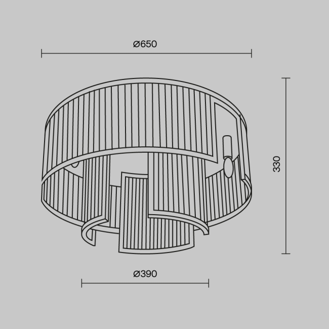 Подвесной светильник Космо / Cosmo 3000К 39Вт, MOD210PL-L39B3K, изображение 8 Подвесной светильник Космо / Cosmo 3000К 39Вт, MOD210PL-L39B3K, изображение 8