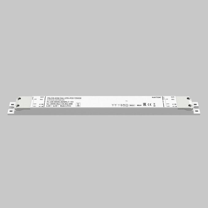 Источник напряжения 24В DALI DT6 60Вт IP 20, 725006, изображение 2 Источник напряжения 24В DALI DT6 60Вт IP 20, 725006, изображение 2