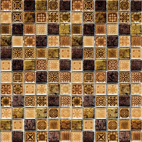 Мозаика Bonaparte Mosaics Morocco Gold 30x30 (23*23*8)