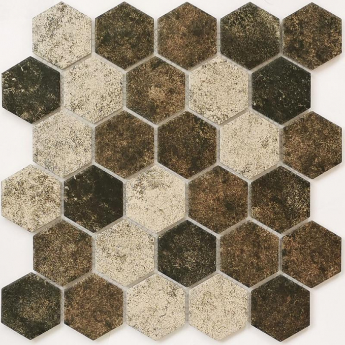 Мозаика Bonaparte Mosaics Olmeto Brown 28.2x27.1 (51*59*6)