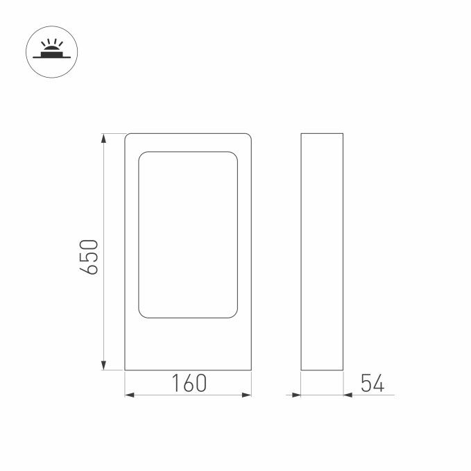 Светильник LGD-PATH-FRAME-H650-7W Warm3000 (BK, 100 deg, 230V), Arlight, 021929(1), изображение 2 Светильник LGD-PATH-FRAME-H650-7W Warm3000 (BK, 100 deg, 230V), Arlight, 021929(1), изображение 2