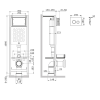Инсталляция AM.PM ErgoFit I012711.0101 Инсталляция AM.PM ErgoFit I012711.0101