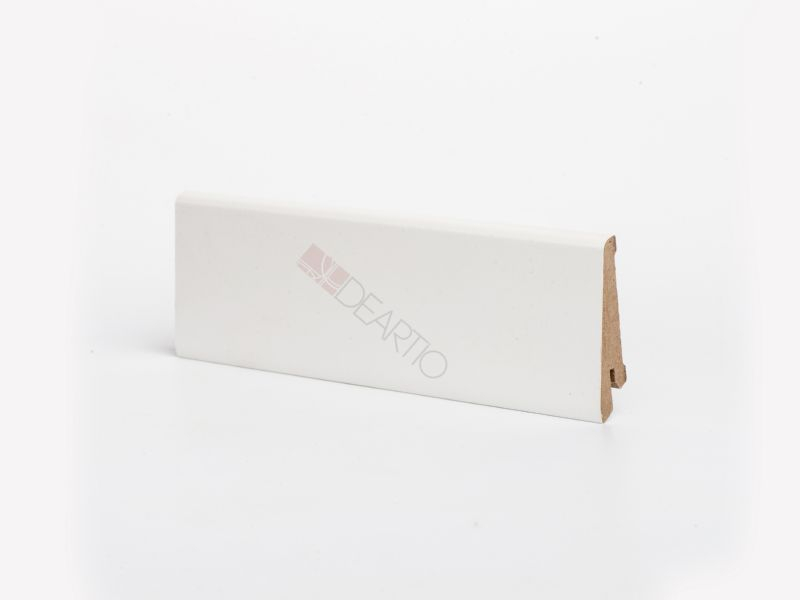 Плинтус Deartio U101-60 Белый, 60x16x2050 мм