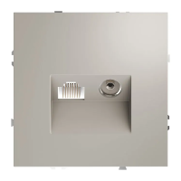 Розетка телевизионная встраиваемая VOLTUM S70 TV+RJ45 кат. 6, (кашемир), Voltum, VLS060703 Розетка телевизионная встраиваемая VOLTUM S70 TV+RJ45 кат. 6, (кашемир), Voltum, VLS060703