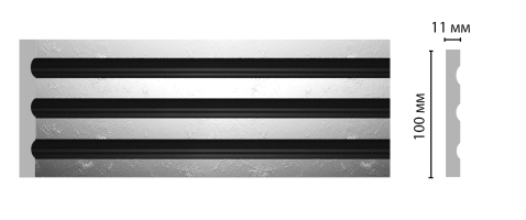 Пилястра Decomaster D201-63 ШК/20, 100x11x2400 мм
