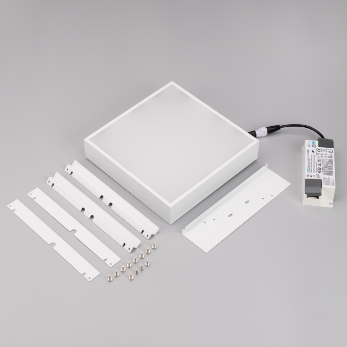 Светильник DL-GRIGLIATO-S190x190-24W Warm3000 (WH, 100 deg, 230), Arlight, 045700, изображение 6