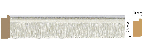 Молдинг Decomaster 102-20, 25x10x2400 мм Молдинг Decomaster 102-20, 25x10x2400 мм