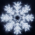 Фигура светодиодная ARD-SNOWFLAKE-M8-950x950-540LED White (230V, 33W), Arlight, 034254