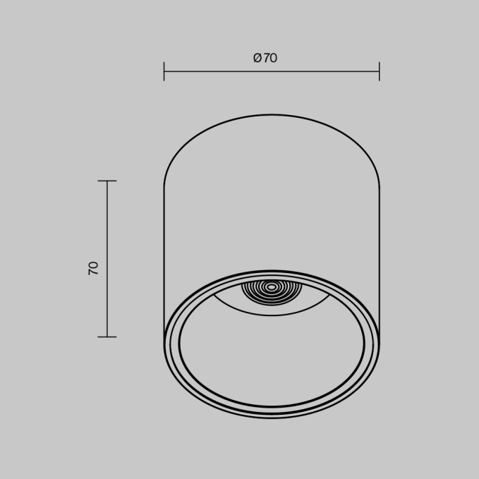 Потолочный светильник Альфа / Alfa LED 12 Вт 3000 К 24° Maytoni, C064CL-L12B3K, изображение 7