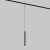 Трековый светильник Скольжение / Skim Levity 3000К 3Вт 36°, TR191-1-3W3K-M-B
