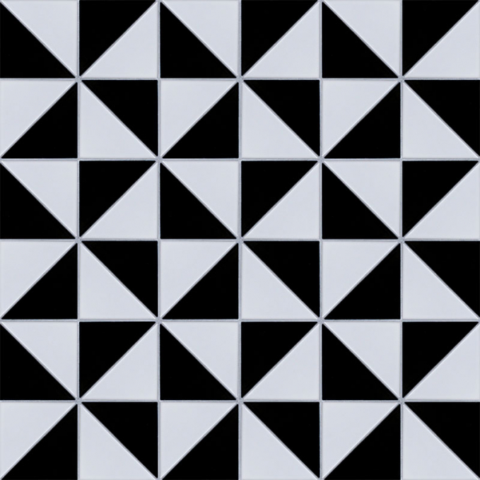 Мозаика Starmosaic Geometry Triangolo Chess Matt 27.85x27.85 Мозаика Starmosaic Geometry Triangolo Chess Matt 27.85x27.85