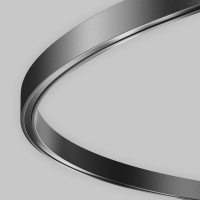 Шинопровод круглый 800мм Flarity черный, TRX154-R-D800-B
