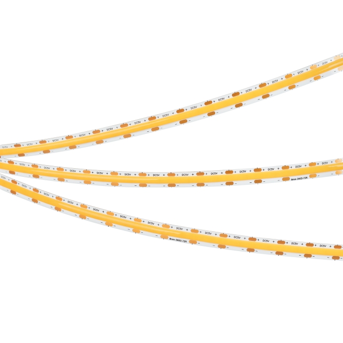 Светодиодная лента COB-X360-8mm 5V Warm2700 (5 W/m, IP20, 5m), Arlight, 041706(1), изображение 2 Светодиодная лента COB-X360-8mm 5V Warm2700 (5 W/m, IP20, 5m), Arlight, 041706(1), изображение 2