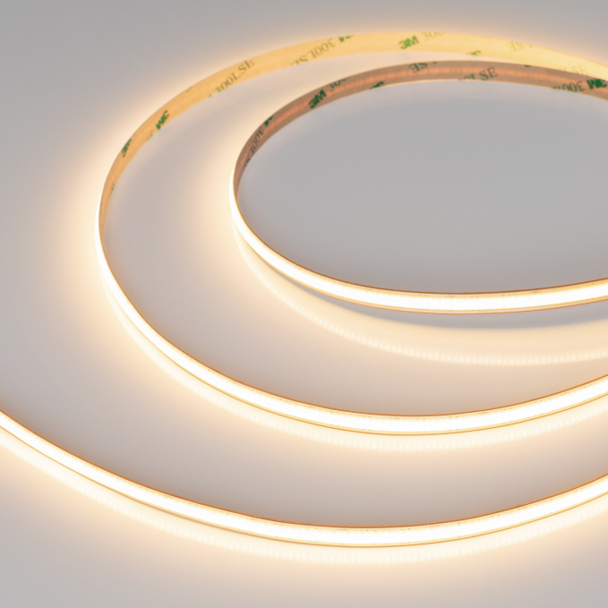 Светодиодная лента COB-X528-8mm 24V Warm3000 (6 W/m, IP20, 5m, FreeCut), Arlight, 046887, изображение 1 Светодиодная лента COB-X528-8mm 24V Warm3000 (6 W/m, IP20, 5m, FreeCut), Arlight, 046887, изображение 1