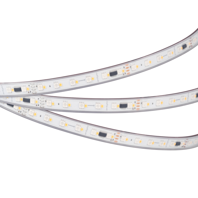 Светодиодная лента герметичная SPI-P-BA120-14mm 24V RGBW-Day-PX6-BPT (16 W/m, IP66, 5060/2835, 5m), Arlight, 040623, изображение 2 Светодиодная лента герметичная SPI-P-BA120-14mm 24V RGBW-Day-PX6-BPT (16 W/m, IP66, 5060/2835, 5m), Arlight, 040623, изображение 2