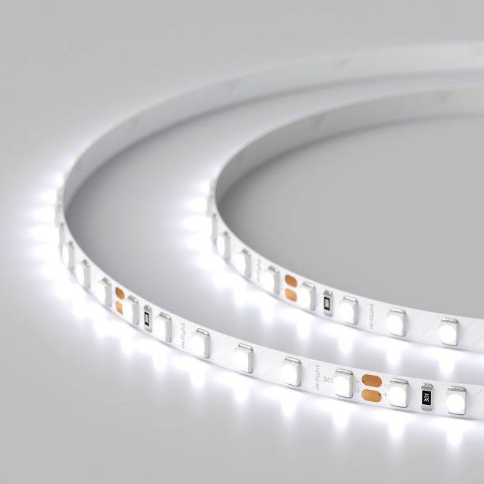 Светодиодная лента RT 2-5000 24V Cool 8K 5mm 2x (3528, 600 LED, LUX), Arlight, 015650(B), изображение 4 Светодиодная лента RT 2-5000 24V Cool 8K 5mm 2x (3528, 600 LED, LUX), Arlight, 015650(B), изображение 4