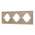 Рамка пластиковая FRM-TENDO-PL-3-GD, Arlight, 053846