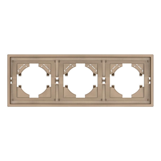 Рамка пластиковая FRM-TENDO-PL-3-GD, Arlight, 053846, изображение 3 Рамка пластиковая FRM-TENDO-PL-3-GD, Arlight, 053846, изображение 3