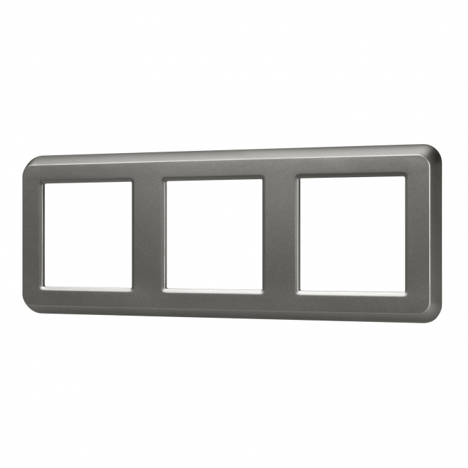 Рамка пластиковая FRM-VERSA-PL-3-GR, Arlight, 043785, изображение 1