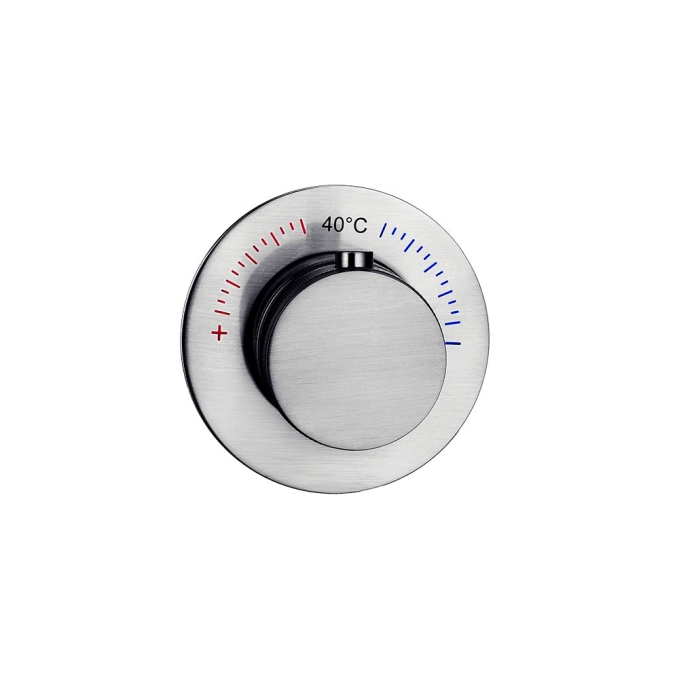 Встраиваемый смеситель Boheme Uno Inox 627-T-INOX нержавеющая сталь с термостатом Встраиваемый смеситель Boheme Uno Inox 627-T-INOX нержавеющая сталь с термостатом