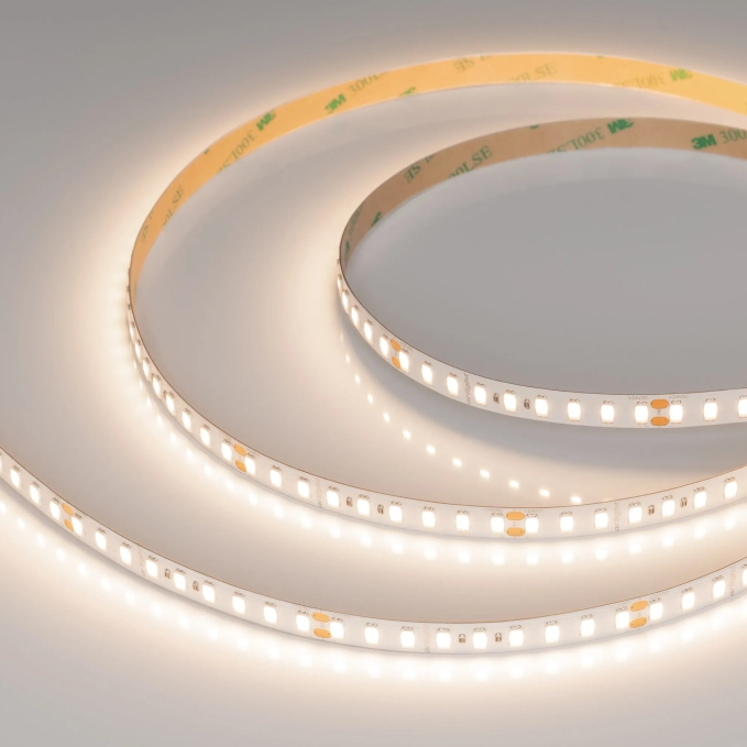 Светодиодная лента ULTRA-C126-10mm 24V Warm3500 (14.4 W/m, IP20, 5630, 5m), Arlight, 040221, изображение 2 Светодиодная лента ULTRA-C126-10mm 24V Warm3500 (14.4 W/m, IP20, 5630, 5m), Arlight, 040221, изображение 2
