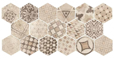 Керамогранит Equipe Hexatile Cement Garden Sand 17.5x20, 22098 Керамогранит Equipe Hexatile Cement Garden Sand 17.5x20, 22098