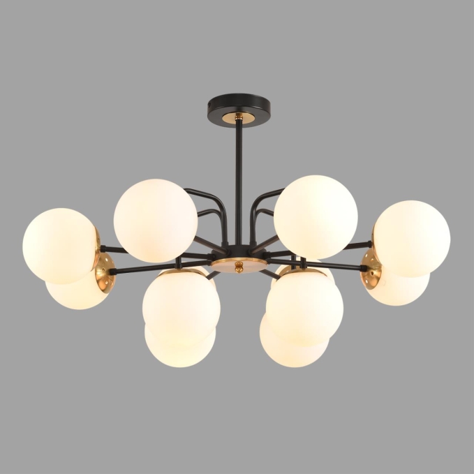 Люстра потолочная E27 12*60W 220V ELRONA MODERNI LN26 172 LUMION 8375/12C, фото на цветном фоне 2 Люстра потолочная E27 12*60W 220V ELRONA MODERNI LN26 172 LUMION 8375/12C, фото на цветном фоне 2