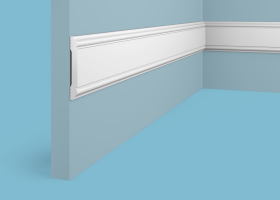 Молдинг Cosca Decor MX008, 60х8x2000 мм, Экополимер Молдинг Cosca Decor MX008, 60х8x2000 мм, Экополимер