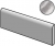 Плинтус Equipe Bardiglio Bullnose Dark 7.5x15, 23760