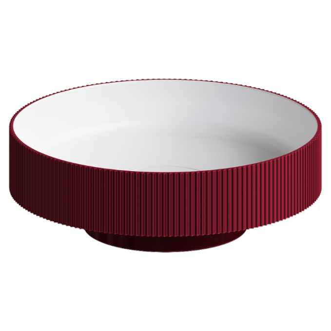 Накладная раковина Boheme Sole 40 см 801-R-BUR Burgundy Накладная раковина Boheme Sole 40 см 801-R-BUR Burgundy