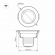 Светодиодный светильник LTM-R45WH 3W Warm White 30deg, Arlight, 015398