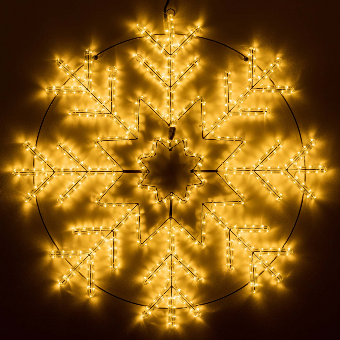 Фигура светодиодная ARD-SNOWFLAKE-M8-950x950-540LED Warm (230V, 33W), Arlight, 034255, изображение 1 Фигура светодиодная ARD-SNOWFLAKE-M8-950x950-540LED Warm (230V, 33W), Arlight, 034255, изображение 1
