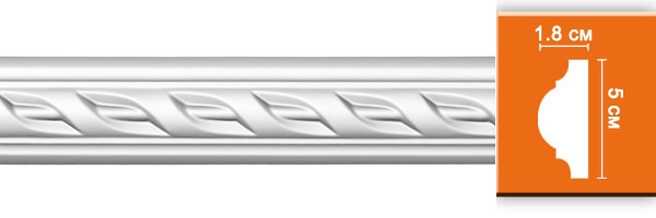 Молдинг с рисунком Decomaster 98061, 52x21x2400 мм