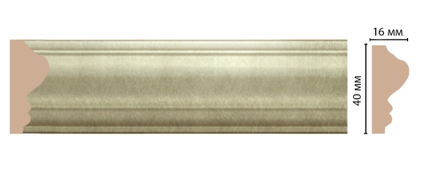 Молдинг Decomaster D030-373, 40x16x2400 мм