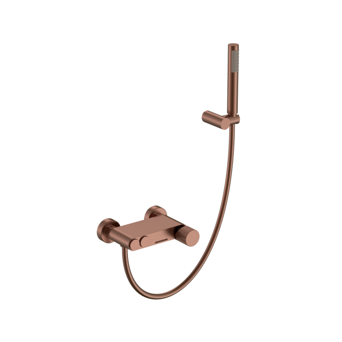 Смеситель для ванны с душем Boheme Stick 123-BRB.3 брашированная бронза