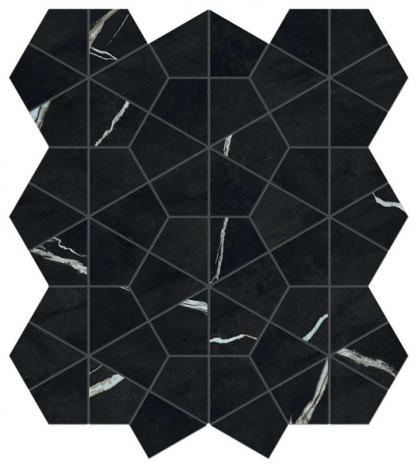 Мозаика Atlas Concorde Marvel Meraviglia Black Origin Hexagon Lapp. 40.3x46.6, AJQ2 Мозаика Atlas Concorde Marvel Meraviglia Black Origin Hexagon Lapp. 40.3x46.6, AJQ2