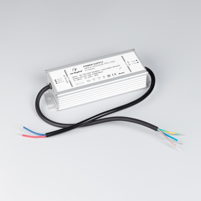 Блок питания ARPV-UH24240-PFC-55C (24V, 10.0A, 240W), Arlight, 025046(1), изображение 2 Блок питания ARPV-UH24240-PFC-55C (24V, 10.0A, 240W), Arlight, 025046(1), изображение 2