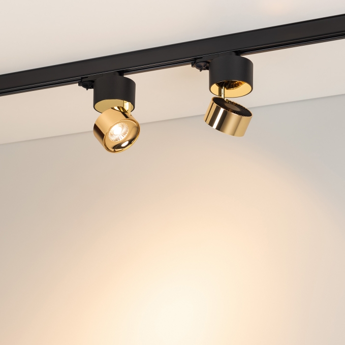 Светильник SP-PLURIO-TRACK-4TR-R77-9W Warm3000 (BK-BRS, 36 deg, 230V), Arlight, 038121, изображение 3
