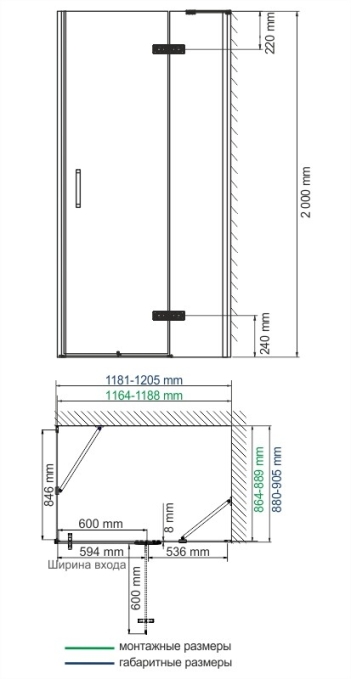 Душевой уголок WasserKRAFT Aller 10H07R Душевой уголок WasserKRAFT Aller 10H07R