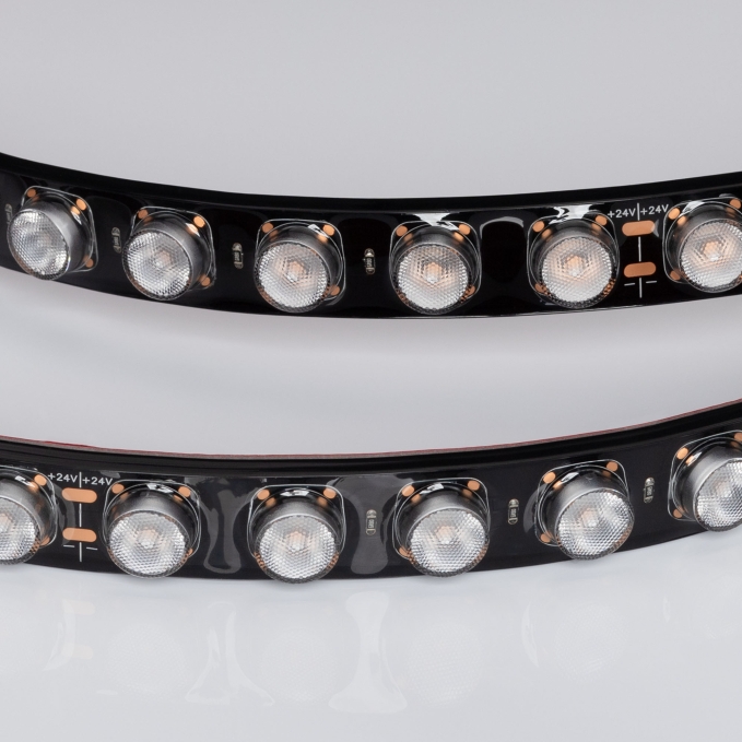 Светодиодная лента герметичная FLT-PS-A42-BLACK-23mm 24V Warm3000 (21 W/m, IP67, 30deg, 5m), Arlight, 040920, изображение 3 Светодиодная лента герметичная FLT-PS-A42-BLACK-23mm 24V Warm3000 (21 W/m, IP67, 30deg, 5m), Arlight, 040920, изображение 3