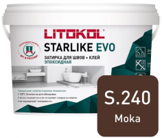 Затирка эпоксидная Litokol Starlike Evo S.240 Moka, 1 кг Затирка эпоксидная Litokol Starlike Evo S.240 Moka, 1 кг