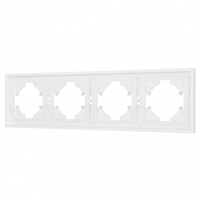 Рамка пластиковая FRM-TENDO-PL-4-WH, Arlight, 053847, изображение 1 Рамка пластиковая FRM-TENDO-PL-4-WH, Arlight, 053847, изображение 1