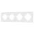 Рамка пластиковая FRM-TENDO-PL-4-WH, Arlight, 053847