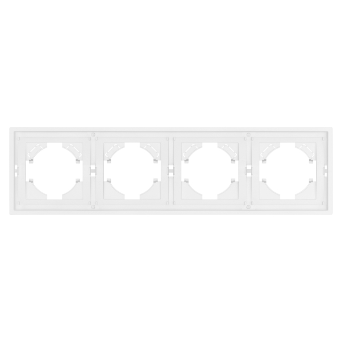 Рамка пластиковая FRM-TENDO-PL-4-WH, Arlight, 053847, изображение 3 Рамка пластиковая FRM-TENDO-PL-4-WH, Arlight, 053847, изображение 3