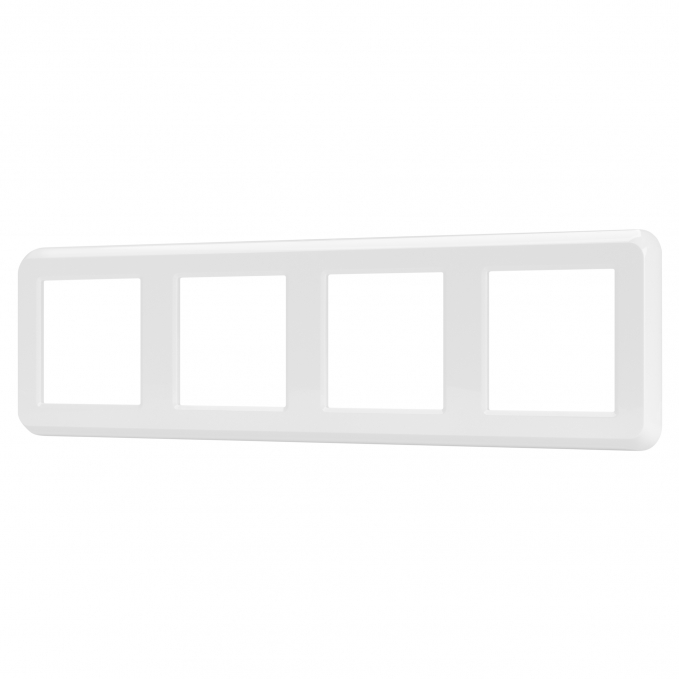 Рамка пластиковая FRM-VERSA-PL-4-WH, Arlight, 045187, изображение 1 Рамка пластиковая FRM-VERSA-PL-4-WH, Arlight, 045187, изображение 1