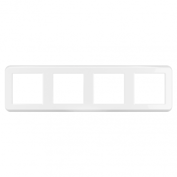 Рамка пластиковая FRM-VERSA-PL-4-WH, Arlight, 045187, изображение 2 Рамка пластиковая FRM-VERSA-PL-4-WH, Arlight, 045187, изображение 2